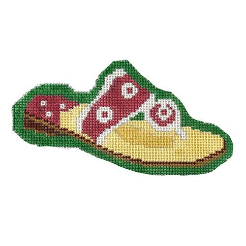 Pink Summer Sandal Painted Canvas PIP & Roo  - 1