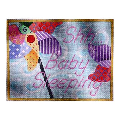 Pinwheel Baby Sleeping Painted Canvas Associated Talents 
