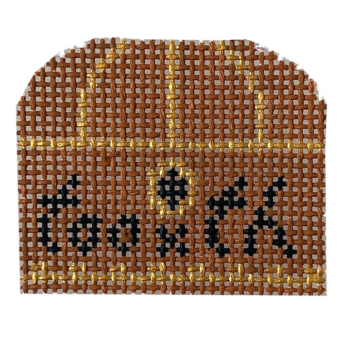 Pirate Bonny Pearl Tooth Fairy Pillow Painted Canvas Anne Fisher Needlepoint LLC 
