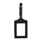 Planet Earth - Leather Luggage Tags - Black Leather Goods Planet Earth Leather 