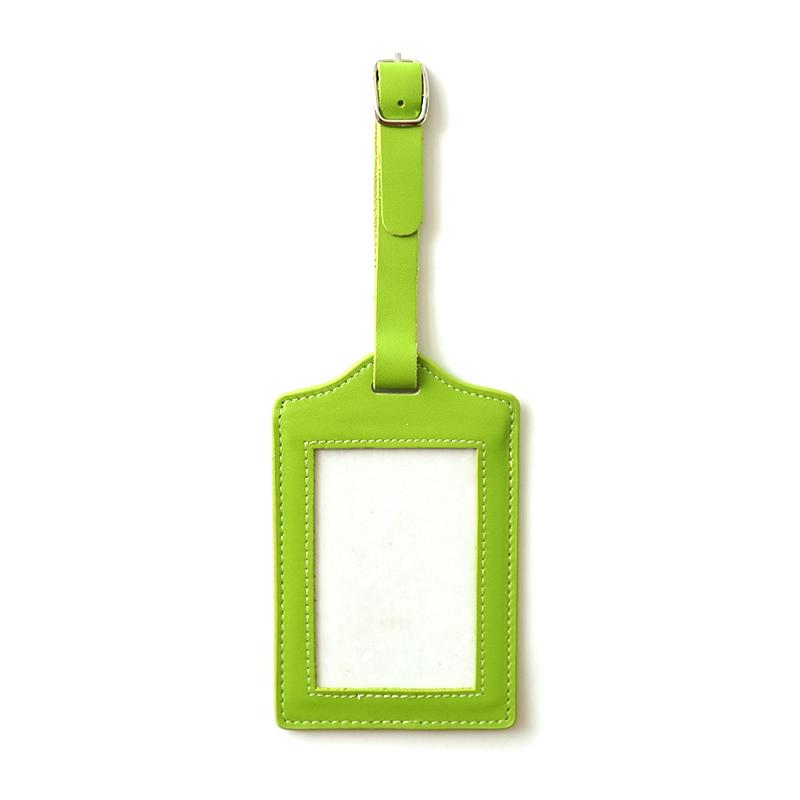 Planet Earth - Leather Luggage Tags - Green Leather Goods Planet Earth Leather 