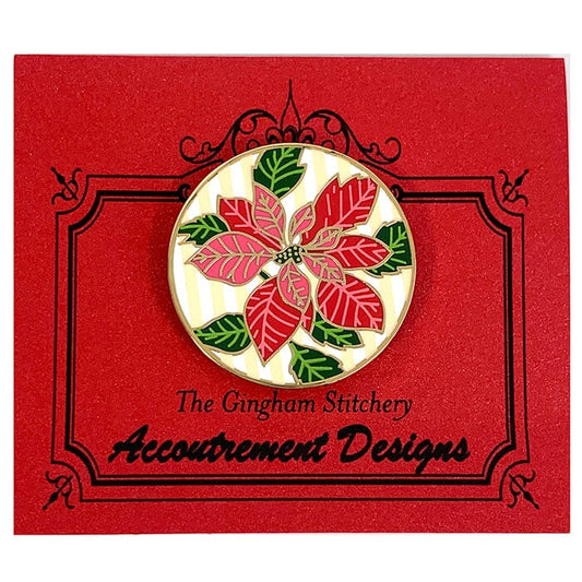 Poinsettia Needleminder Accessories The Gingham Stitchery 