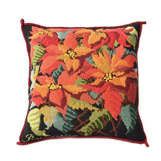 Poinsettia Needlepoint Kit Kits Elizabeth Bradley Design 
