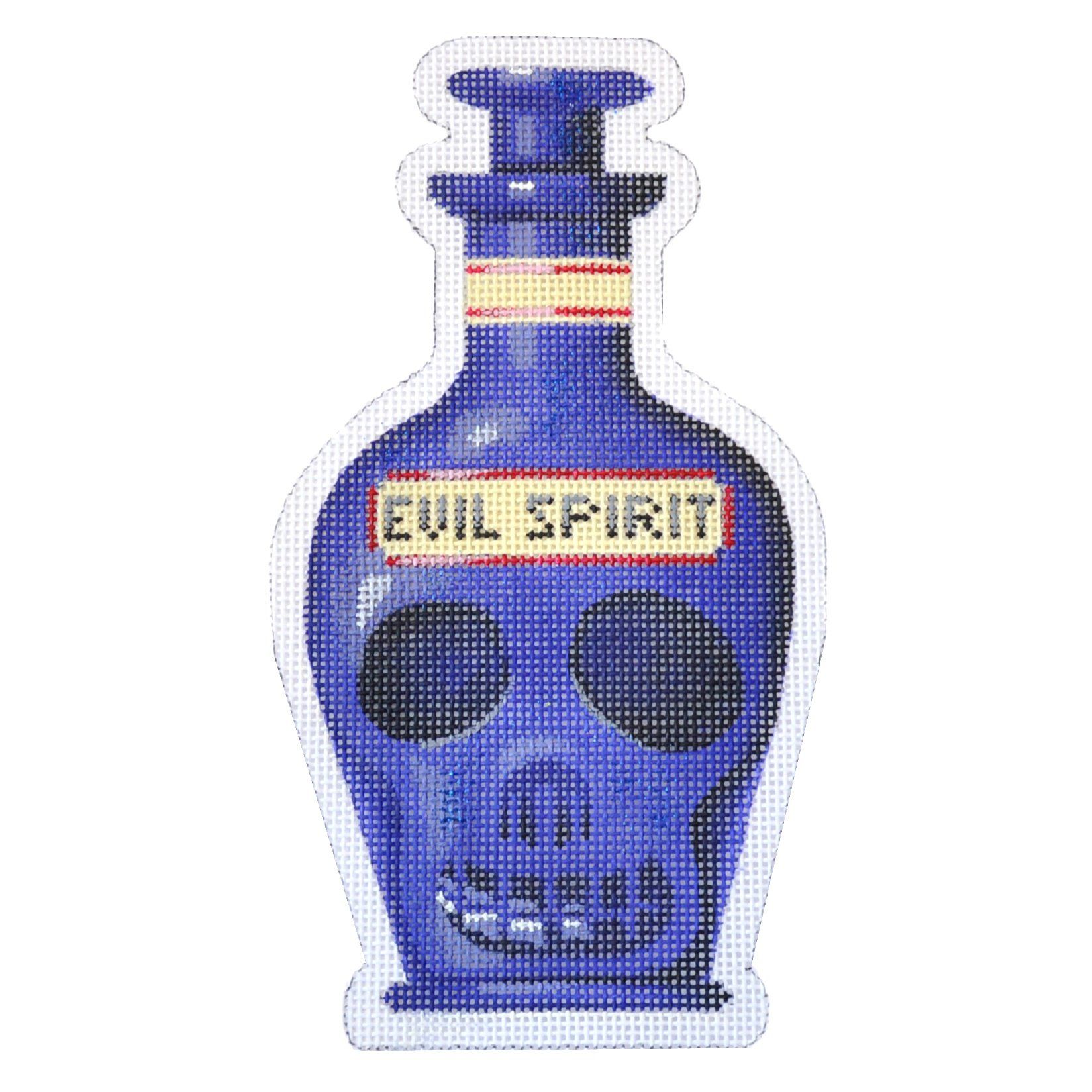 Poison Bottle - Evil Spirit Painted Canvas Kirk & Bradley 