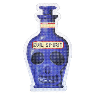 Poison Bottle   Evil Spirit Painted Canvas Kirk & Bradley 
