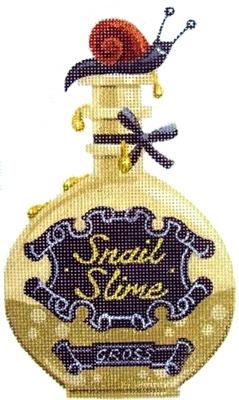 Poison Bottle   Snail Slime Painted Canvas Kirk & Bradley 
