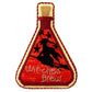 Poison Bottle - Witches Brew on 18 with Stitch Guide Painted Canvas Needlepoint.Com 