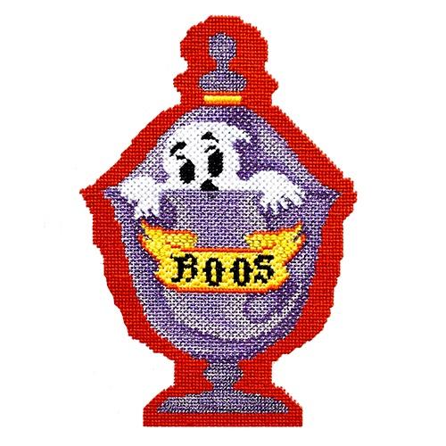 Poison Bottles   Boos with Stitch Guide Painted Canvas Kirk & Bradley 

