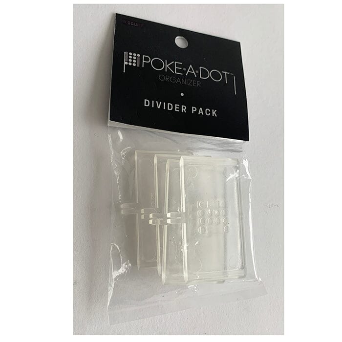 Poke A Dot Clear Divider Accessory Pack 4Pc Accessories Poke A Dot Organizer 