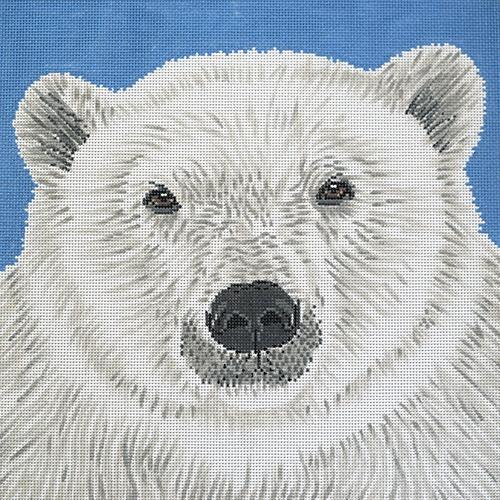 Polar Bear Painted Canvas The Meredith Collection  - 1