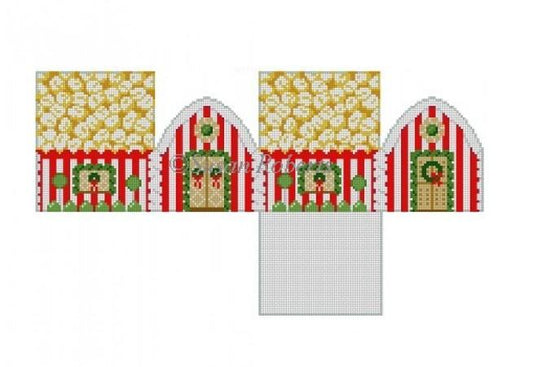 Popcorn House Painted Canvas Susan Roberts Needlepoint Designs Inc. 