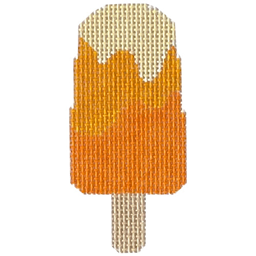 Popsicle - Orange Painted Canvas Audrey Wu Designs 