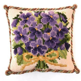 Posy of Violets Needlepoint Kit Kits Elizabeth Bradley Design 
