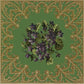 Posy of Violets Needlepoint Kit Kits Elizabeth Bradley Design Dark Green 