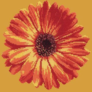 Pot Marigold Needlepoint Kit Kits Elizabeth Bradley Design Yellow 
