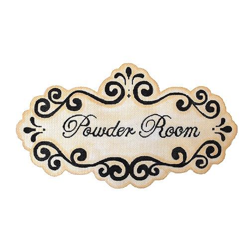 Powder Room Painted Canvas Pepperberry Designs  - 1