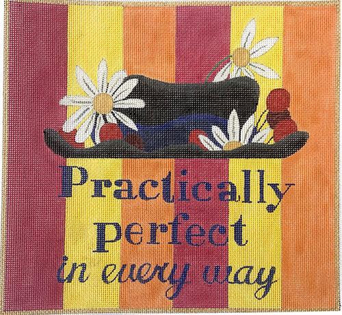 Practically Perfect in Every Way Painted Canvas Raymond Crawford Designs 