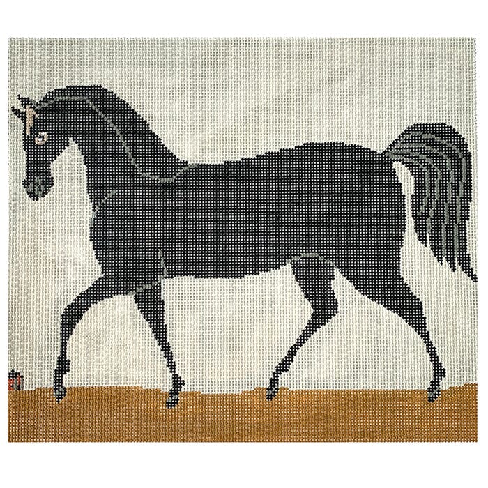 Prancing Horse Painted Canvas Cooper Oaks Design 