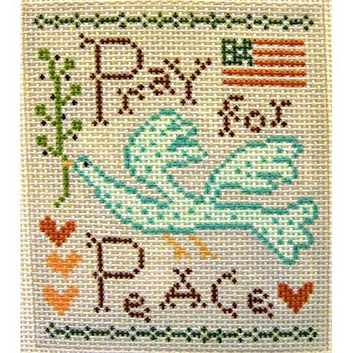 Pray for Peace Painted Canvas Birds of a Feather 