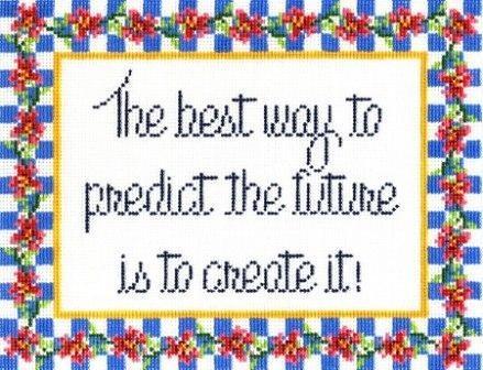 Predict the Future Painted Canvas Cooper Oaks Design 