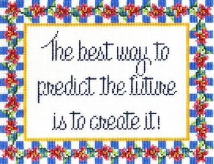 Predict the Future Painted Canvas Cooper Oaks Design  - 1