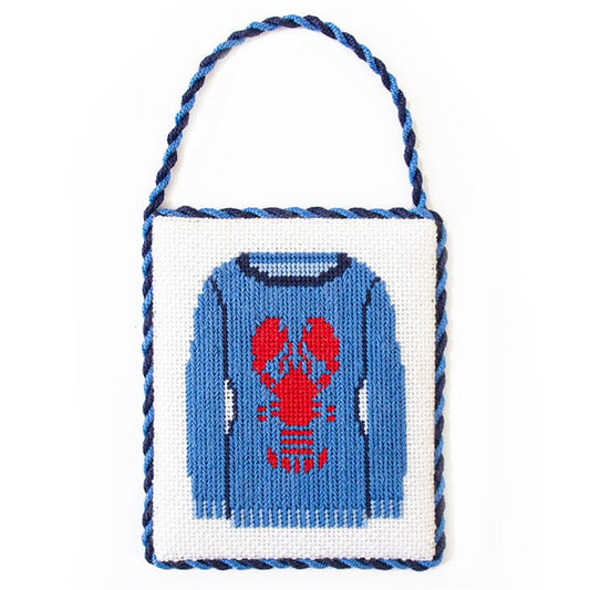 Preppy Sweater Kit Kits Needlepoint To Go 