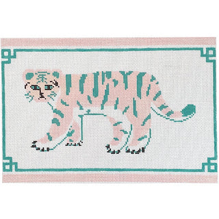 Preppy Tiger Painted Canvas Audrey Wu Designs 
