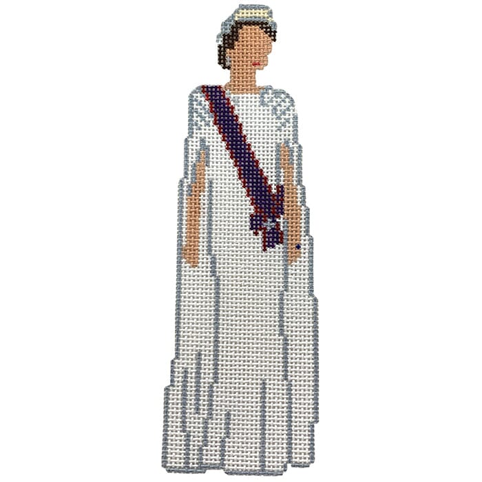Princess Kate in Regalia Painted Canvas All About Stitching/The Collection Design  - 1