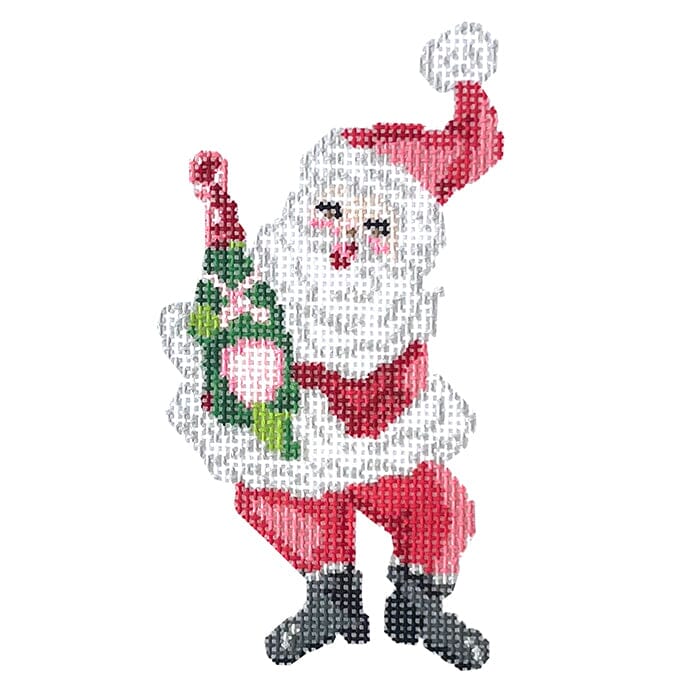 Prosec-Ho-Ho-Ho Painted Canvas KCN Designers 