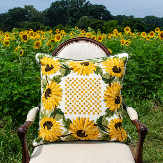 Provençal Sunflower Needlepoint Kit Kits Elizabeth Bradley Design 