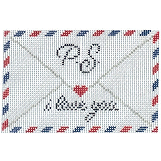 P.S. I Love You Letter Painted Canvas C'ate La Vie 
