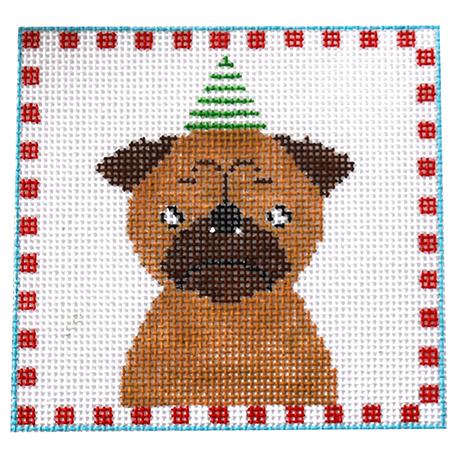 Pugalicious Painted Canvas The Princess & Me  - 1