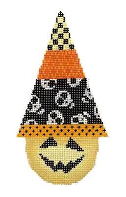 Pumpkin Cones   Skulls Painted Canvas Kirk & Bradley 
