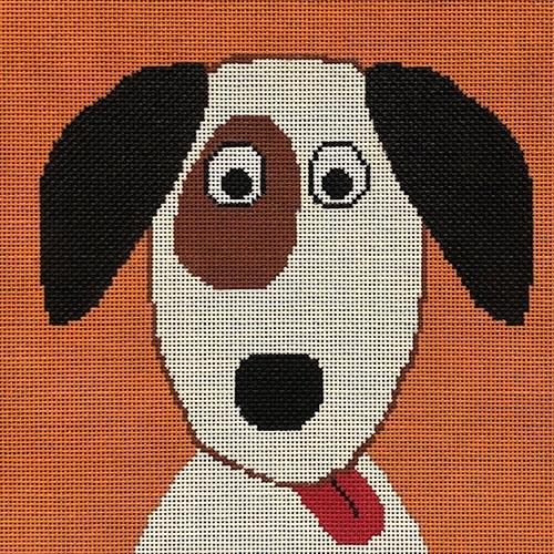 Pupp Painted Canvas A Stitch in Time  - 1