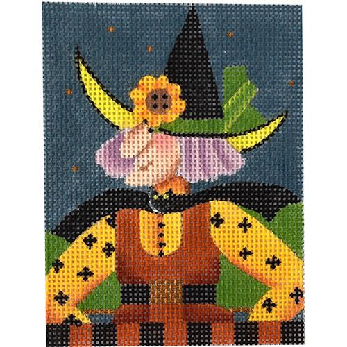 Purple Hair Witch Painted Canvas Melissa Shirley Designs  - 1