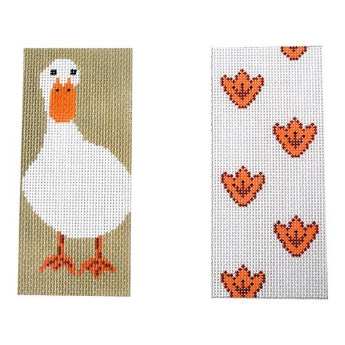 Quack Eyeglasses Case Painted Canvas J. Child Designs 