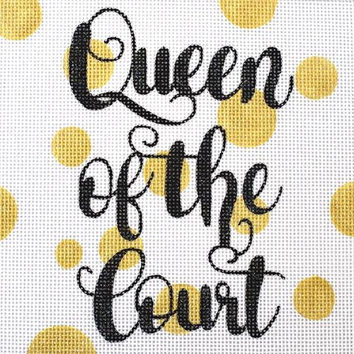Queen of the Court Painted Canvas A Poore Girl Paints  - 1