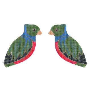Quetzal Painted Canvas Labors of Love Needlepoint 

