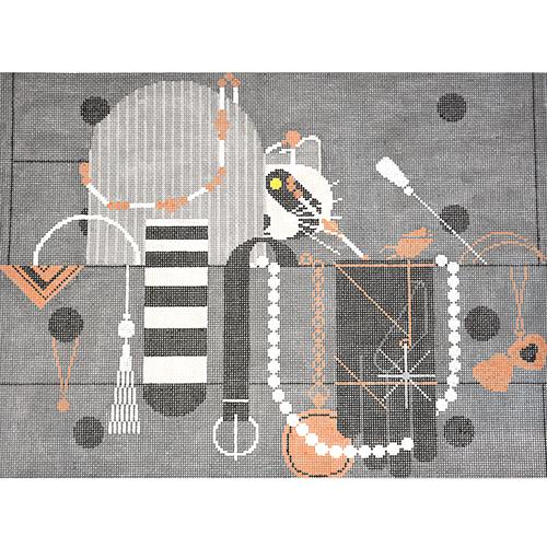 Racc An' Ruin Painted Canvas Charley Harper  - 1