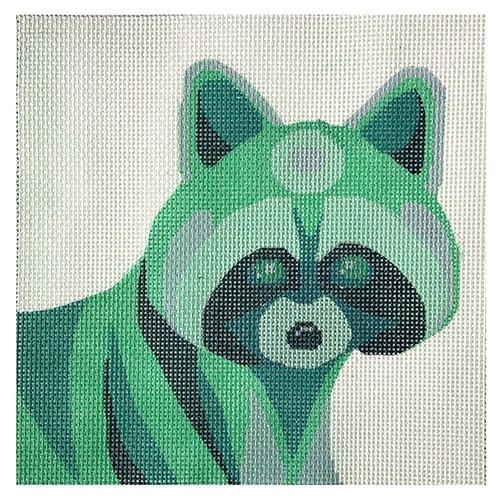 Raccoon (ME) Painted Canvas Madeleine Elizabeth  - 1