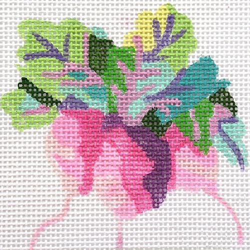 Radish Coaster Painted Canvas Jean Smith 
