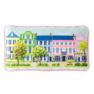 Rainbow Row Pillow Kit on 13 Kits Needlepoint To Go 
