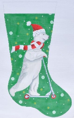 Razor Scooter Polar Bear Painted Canvas Scott Church Creative  - 1