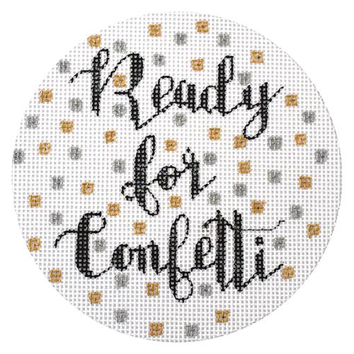 Ready for Confetti Painted Canvas A Poore Girl Paints  - 1