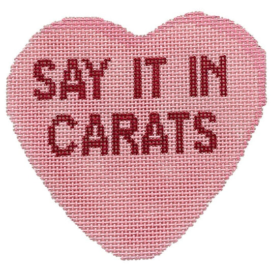 Real Valentine Square 3 Painted Canvas All About Stitching/The Collection Design 