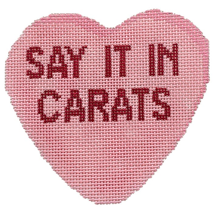 Real Valentine Square 3 Painted Canvas All About Stitching/The Collection Design  - 1