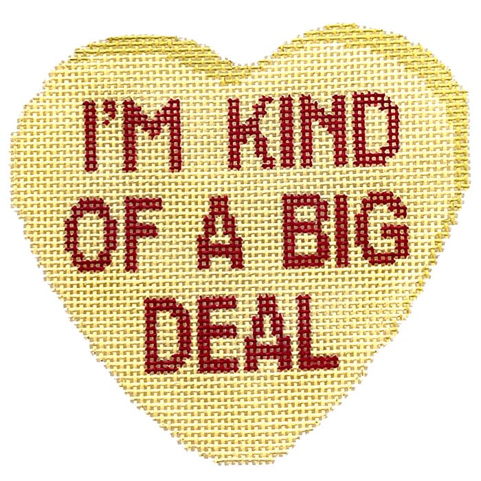 Real Valentine Square 8 Painted Canvas All About Stitching/The Collection Design  - 1
