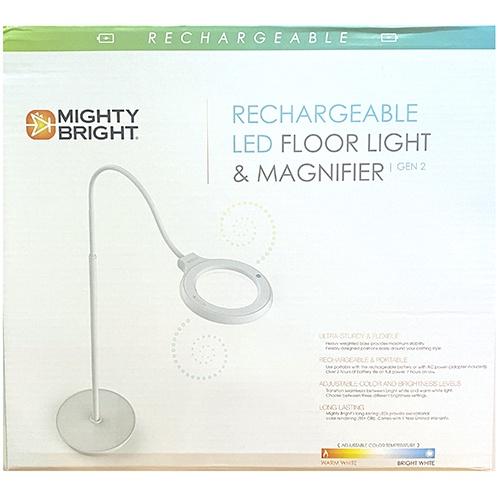 Rechargeable LED Floor Light & Magnifier (Gen.2) Accessories Mighty Bright 