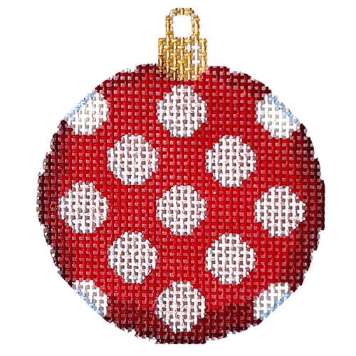Red Coin Dot Mini Ball Painted Canvas Associated Talents  - 1