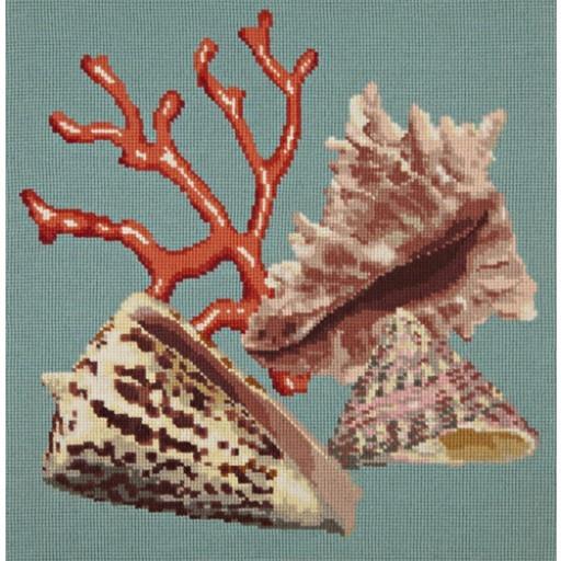 Red Coral Needlepoint Kit Kits Elizabeth Bradley Design 
